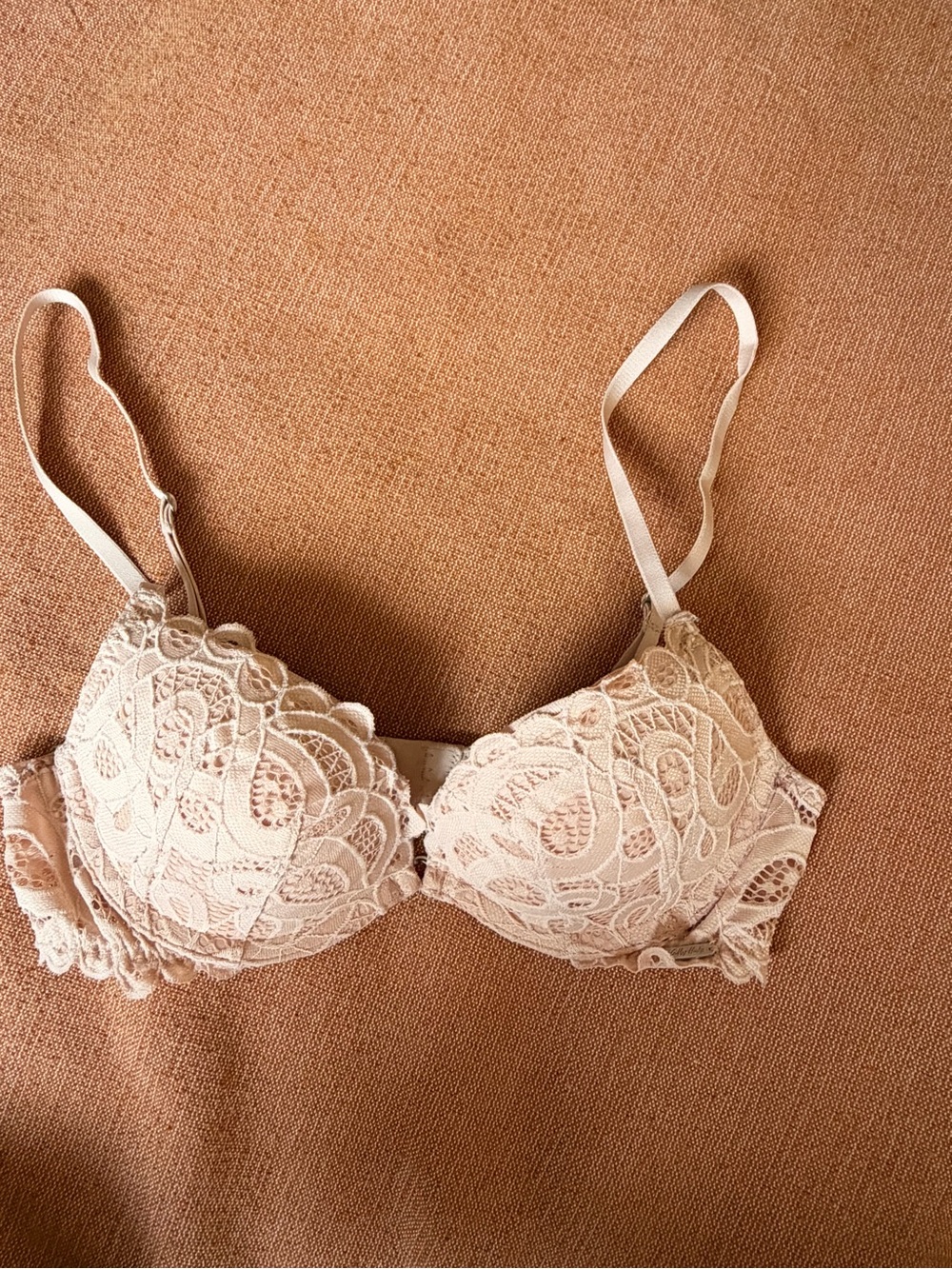 Gilly Hicks Lace Underwire Bra - Beige